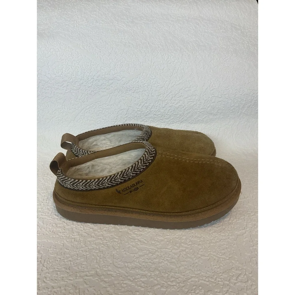 Koolaburra by UGG 1159670K Chestnut BURREE SLIPPERS Faux Fur Lining 4
